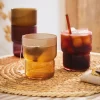 12 verres 27 cl en verre teinté Moka Delice