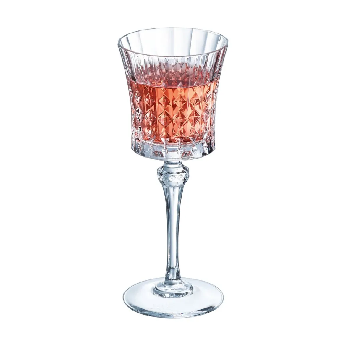 4 verres à pied 19 cl Lady Diamond