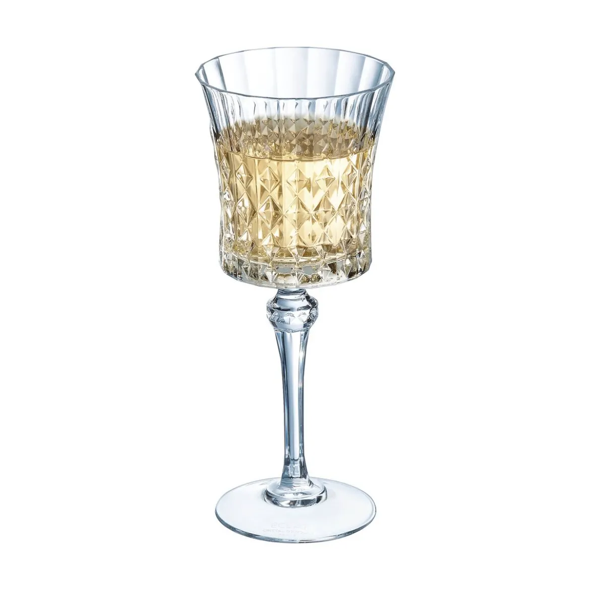 4 verres à pied 27 cl Lady Diamond