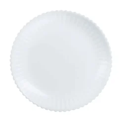 Assiette à dessert blanche 19 cm Bloom