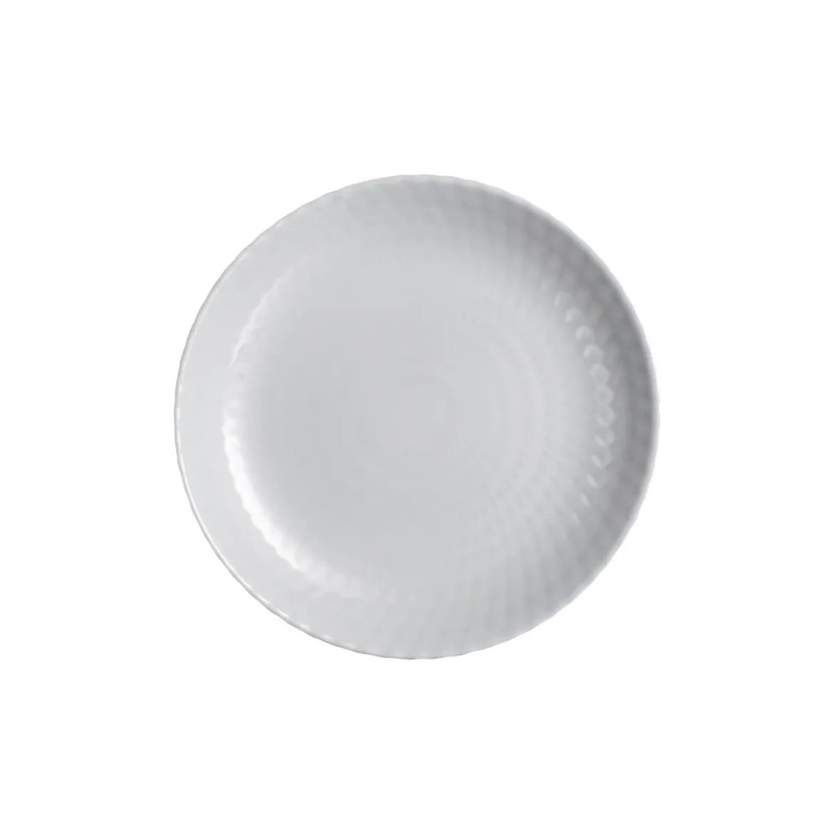 Assiette à dessert grise 19 cm Pampille