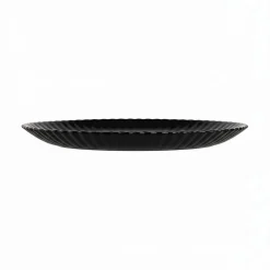 Assiette à dessert noire 19 cm Bloom