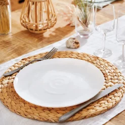 Assiette blanche 26 cm Ammonite