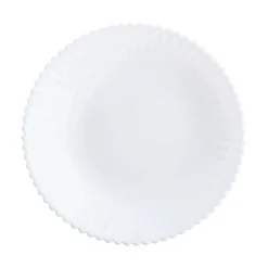 Assiette creuse blanche 20 cm Bloom