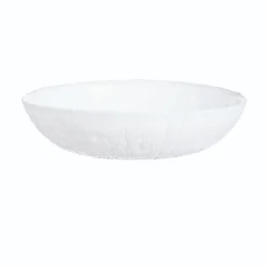 Assiette creuse blanche 21 cm Ammonite