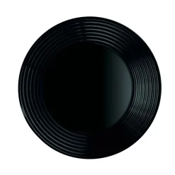 Assiette creuse noire 23 cm Harena