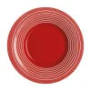 Assiette creuse rouge 21,5 cm Factory
