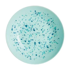 Assiette creuse turquoise 20 cm Venezia