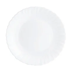 Assiette dessert blanche 19 cm Feston