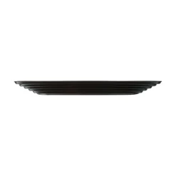 Assiette noire 25 cm Harena