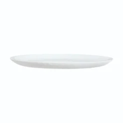 Assiette plate blanche 25 cm Pampille