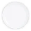 Assiette plate blanche 25 cm Feston