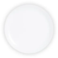 Assiette plate blanche 25 cm Feston