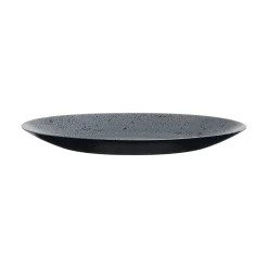 Assiette plate noire 25 cm Slate