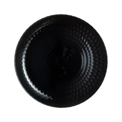 Assiette plate noire 25 cm Pampille