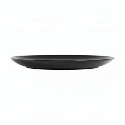 Assiette plate noire 25 cm Apy