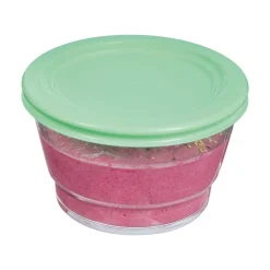 Coupelle 80 cl Eat & Joy avec couvercle vert