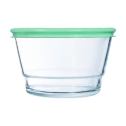 Coupelle 80 cl Eat & Joy avec couvercle vert