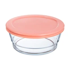 Coupelle 110 cl Eat & Joy avec couvercle orange