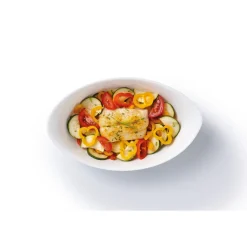 Plat de cuisson blanc 25 x 15,8 cm Smart Cuisine Carine