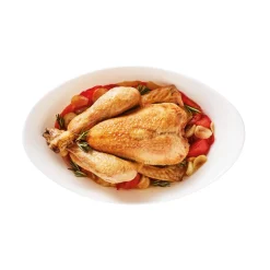 Plat de cuisson blanc 38,1 x 24 cm Smart Cuisine Carine