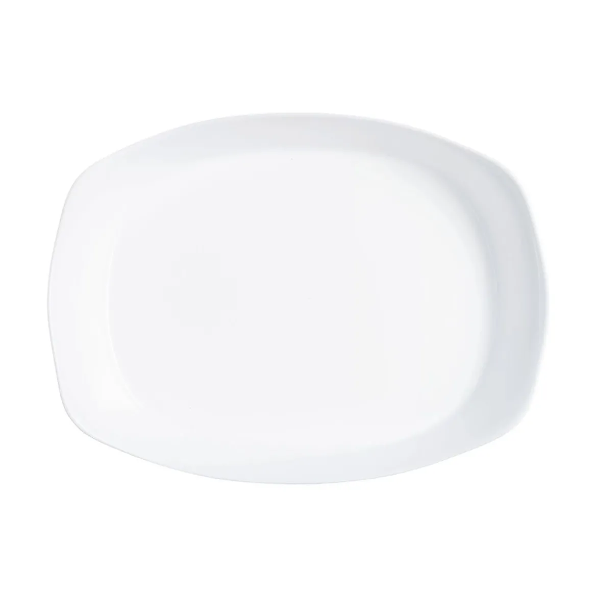 Plat de cuisson blanc 38 x 28 cm Smart Cuisine Carine