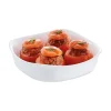 Plat de cuisson blanc 29 x 29 cm Smart Cuisine Carine
