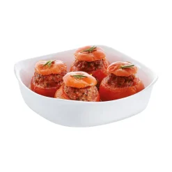 Plat de cuisson blanc 29 x 29 cm Smart Cuisine Carine
