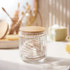 Pot 0.75L Nova Jar avec couvercle en bambou