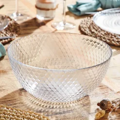 Saladier en verre 24 cm Pampille